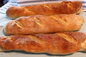 French Baguettes My first French Baguettes -- I look at them like my children...not perfect, but the most beautiful things in the world.