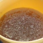 strained broth